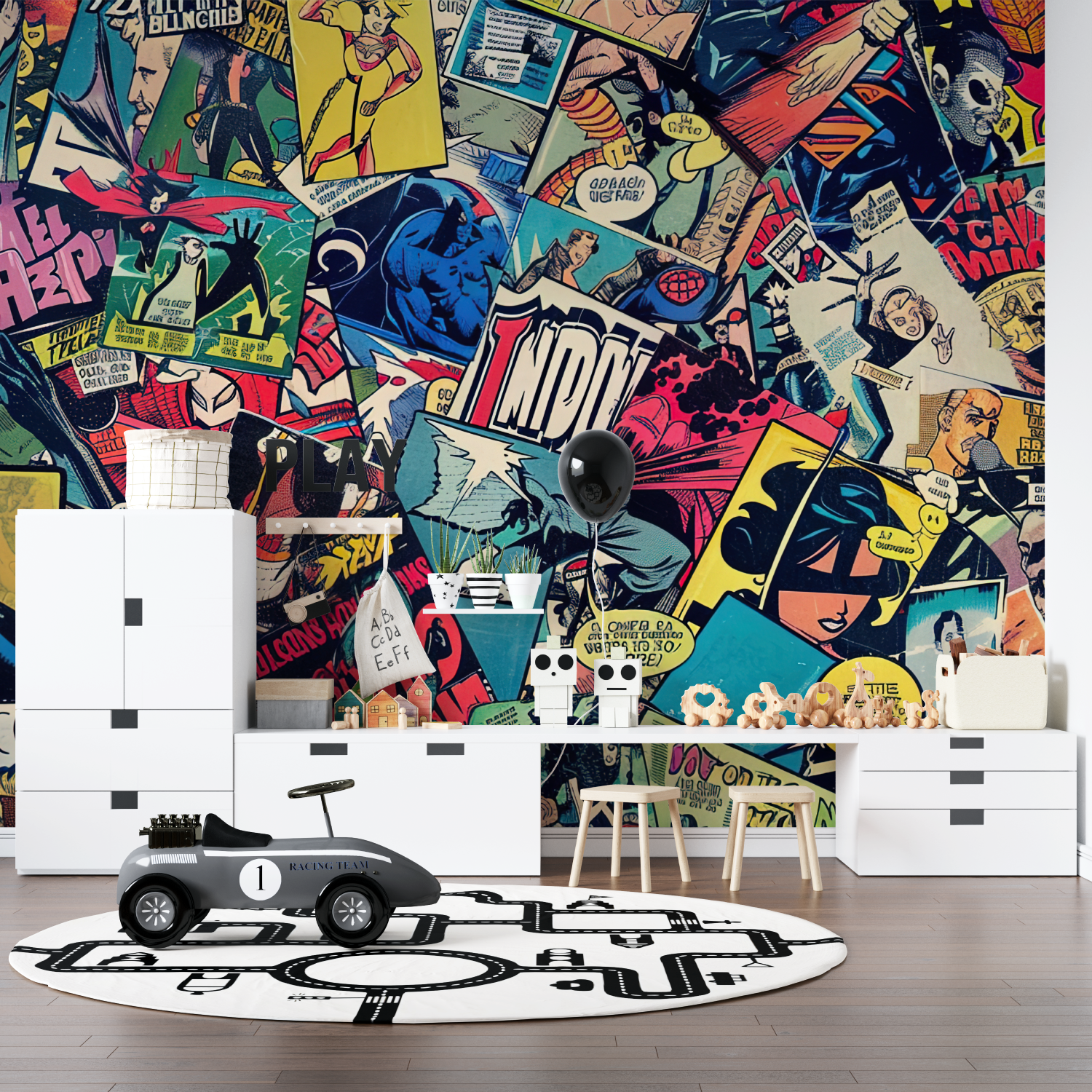 Tapeten Graffiti Bd Tendance – Tapisserie-Ado