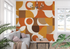 70s Orange Wallpaper | Murals Wallpaper