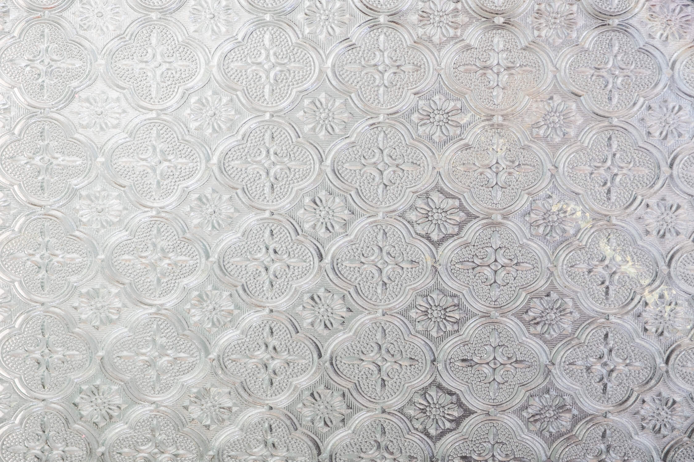 Silver Gray Baroque Wallpaper | Murals Wallpaper