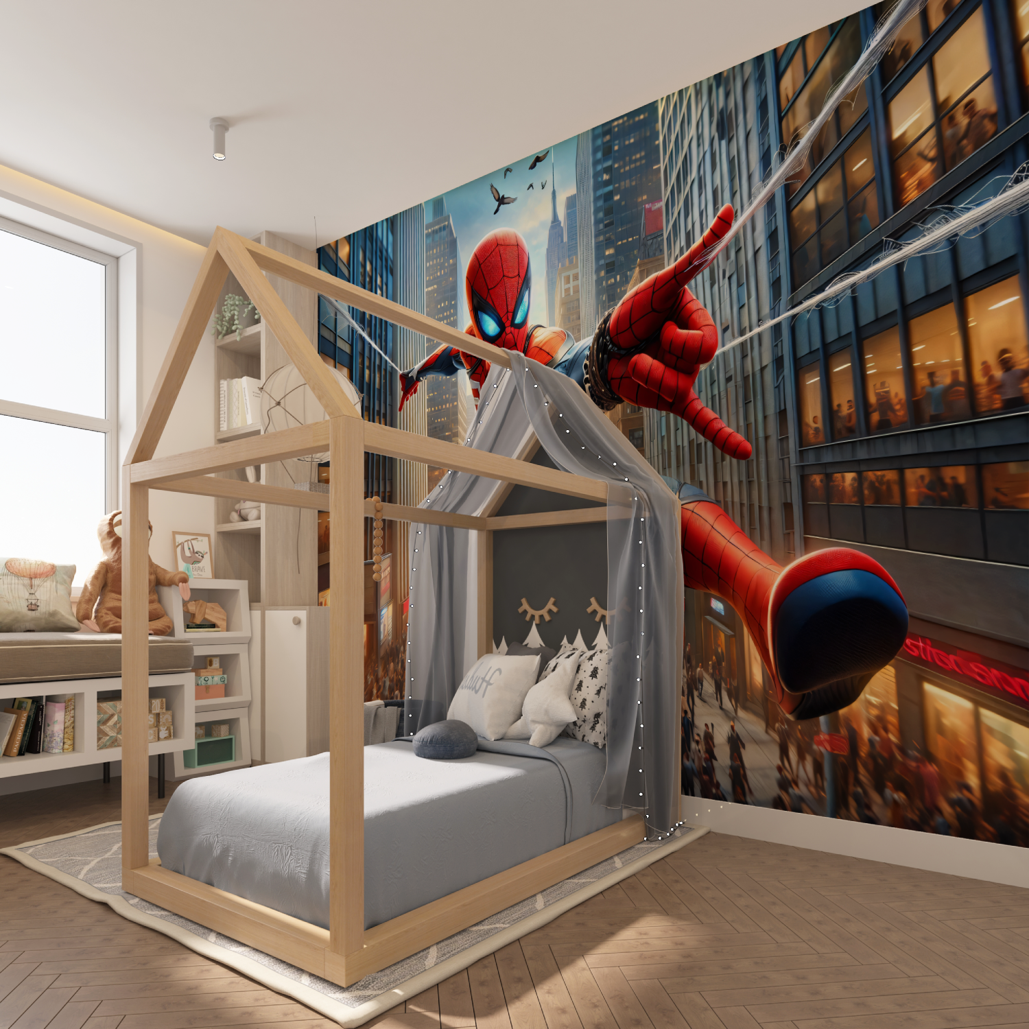 Spider-Man New York Wallpaper | Murals Wallpaper