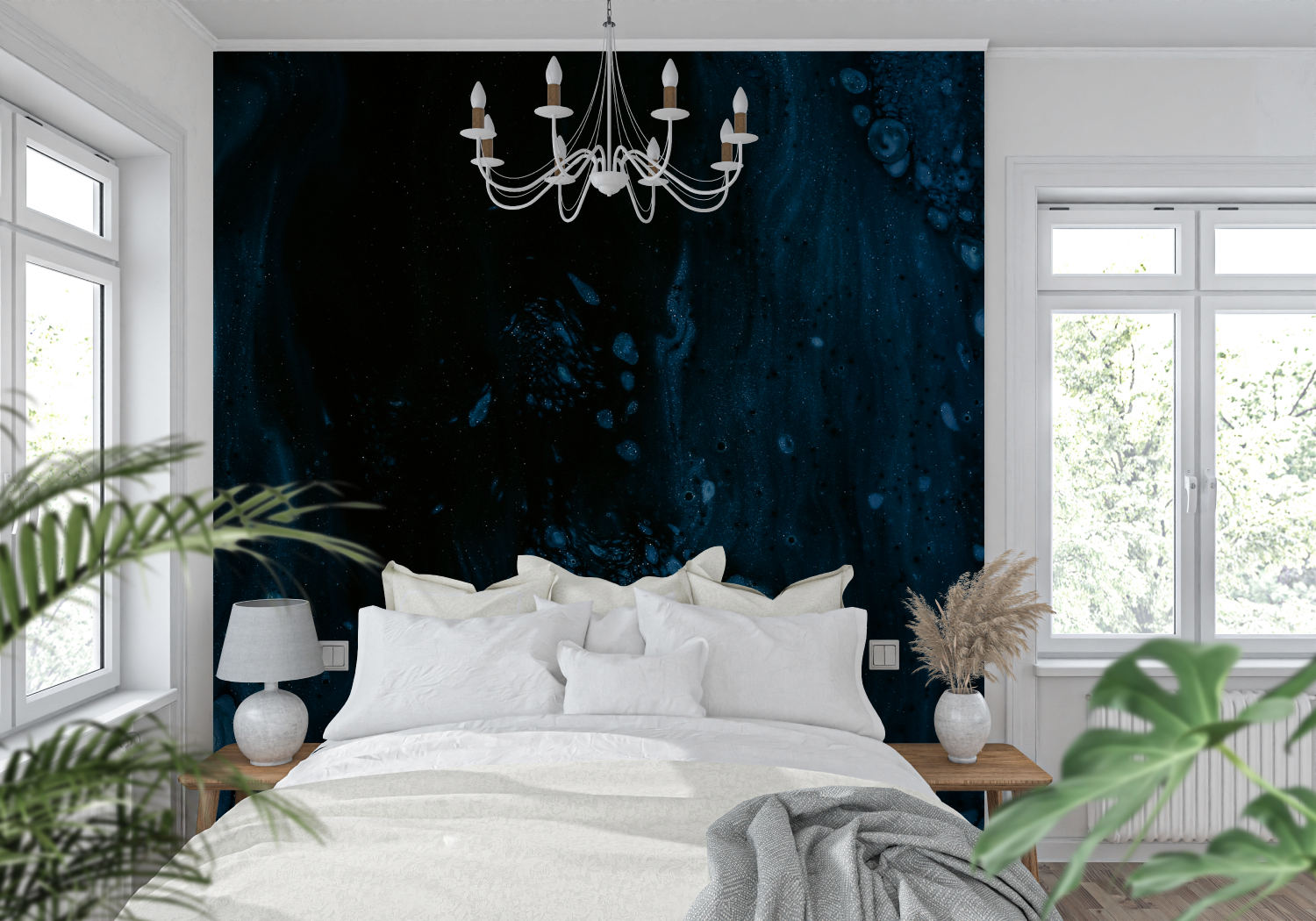 Midnight Blue Wallpaper | Murals Wallpaper
