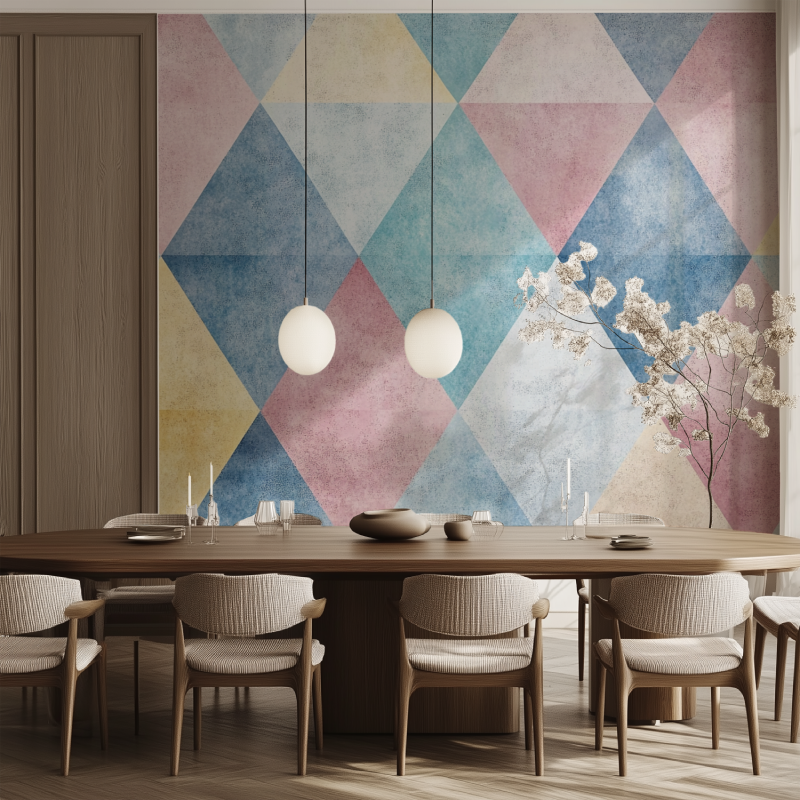 Vintage Triangle Wallpaper | Murals Wallpaper