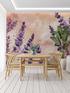 Terracotta and Lavender Wallpaper | Murals Wallpaper