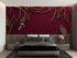 Burgundy and Gold Wallpaper | Murals Wallpaper
