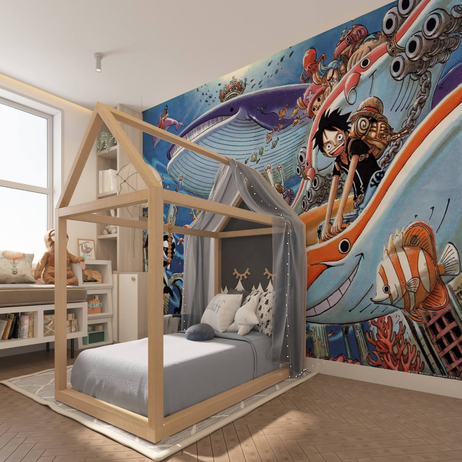 One Piece Fish-Man Island Wallpaper | Murals Wallpaper