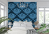Blue Baroque Wallpaper | Murals Wallpaper