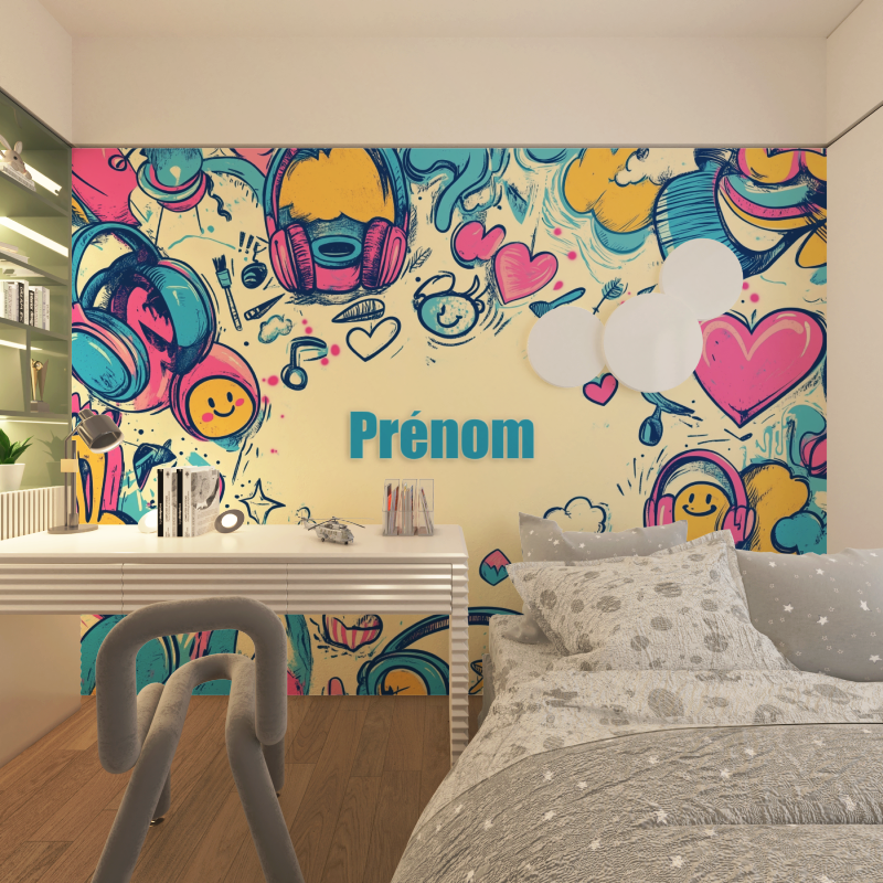 Name Tag Wallpaper | Murals Wallpaper