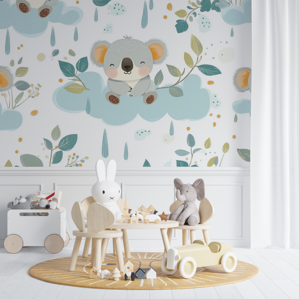 Koala Wallpaper and Cuddle Rain | Murals Wallpaper