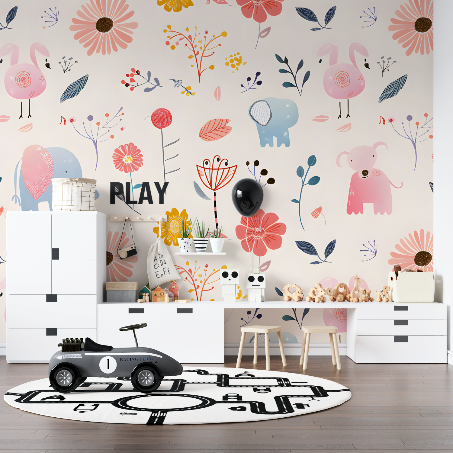Flowering Kids Wallpaper | Murals Wallpaper