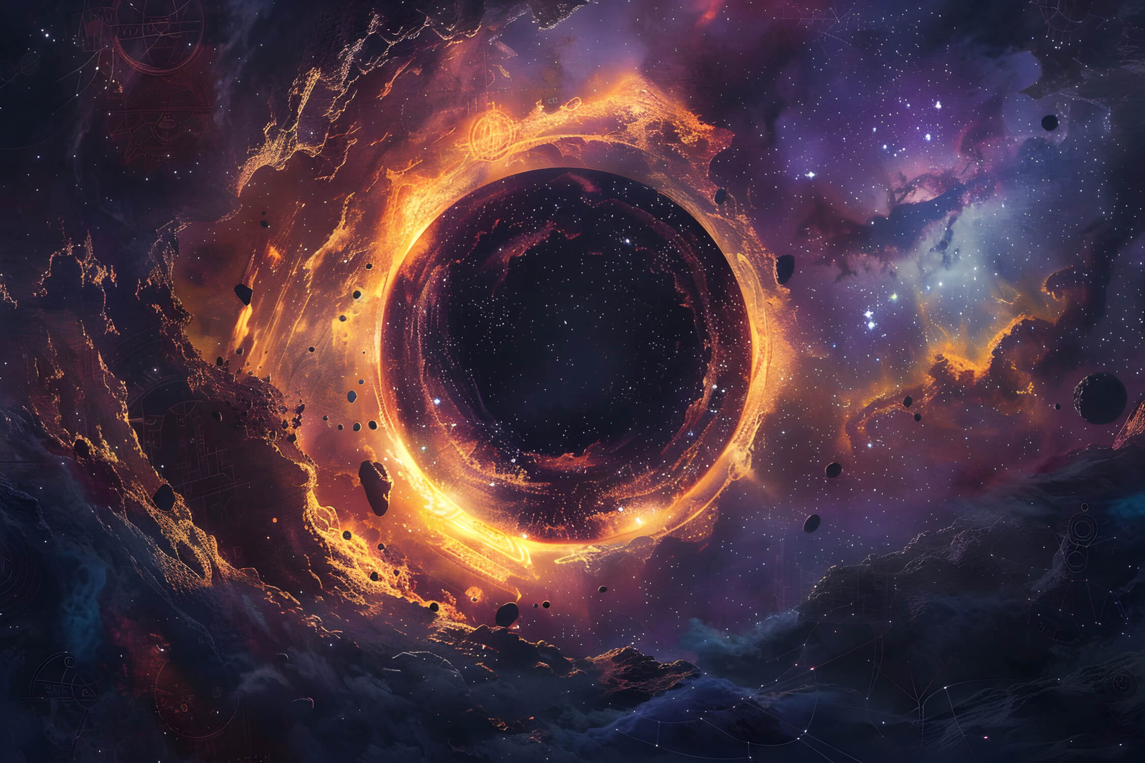 Fantasy Space 3D Wallpaper | Murals Wallpaper