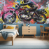 Biker Graffiti Wallpaper | Murals Wallpaper