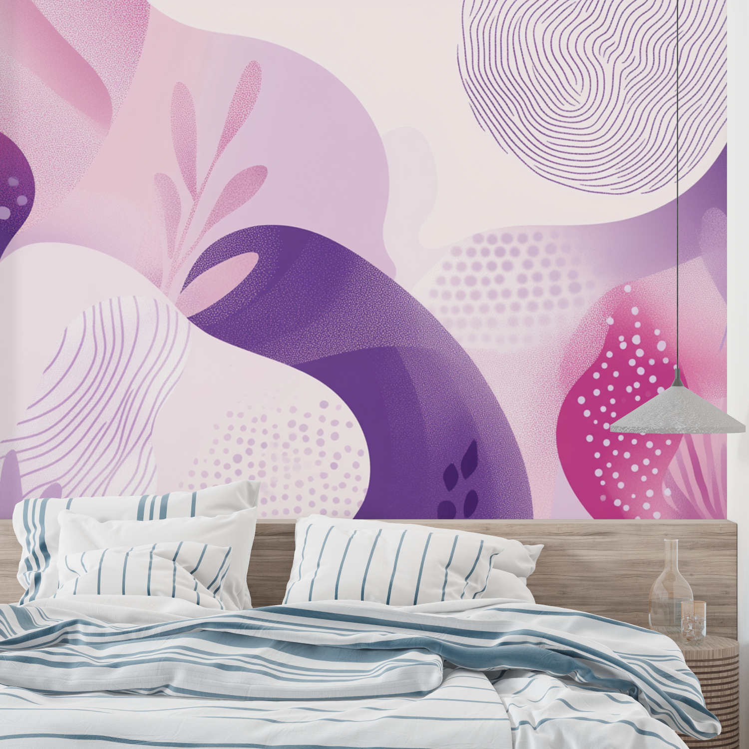 Pink and Purple Wallpaper | Murals Wallpaper