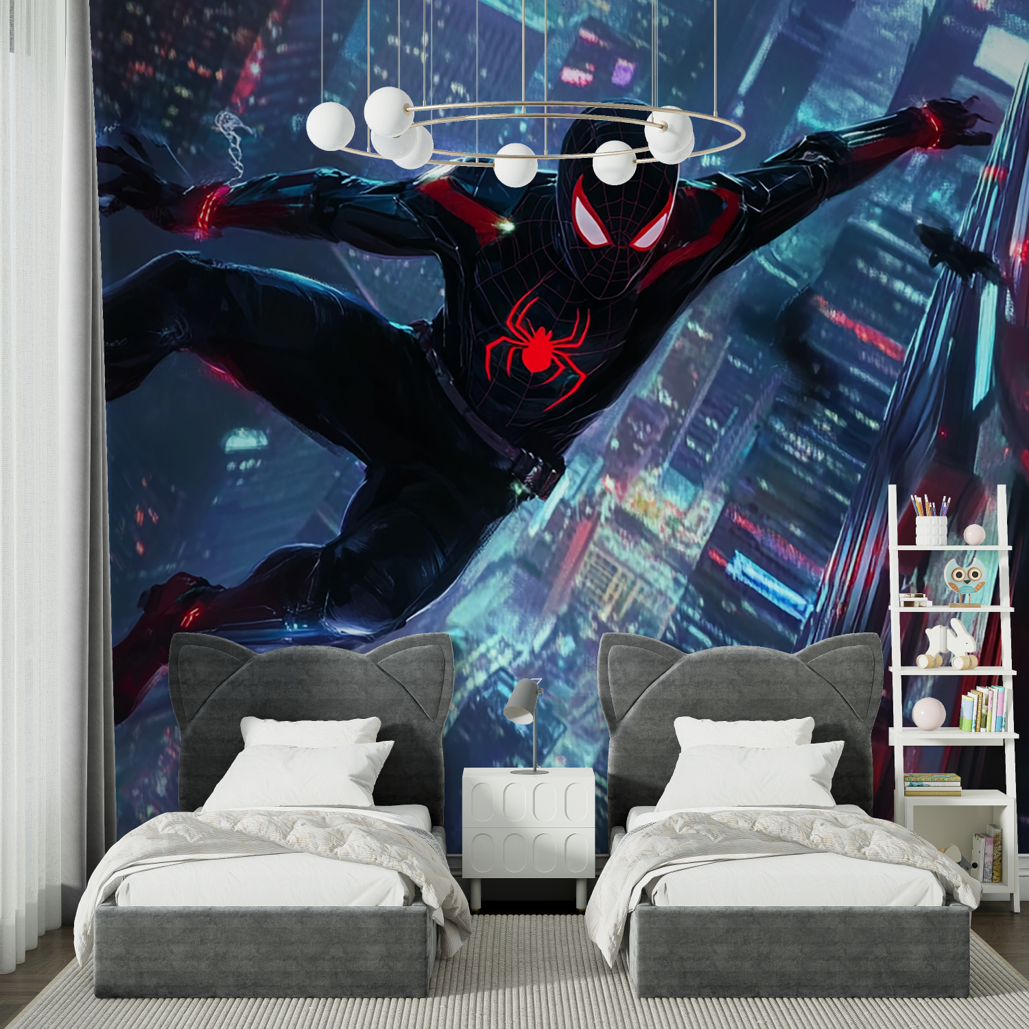 Spider-Man Cyberpunk Wallpaper | Murals Wallpaper