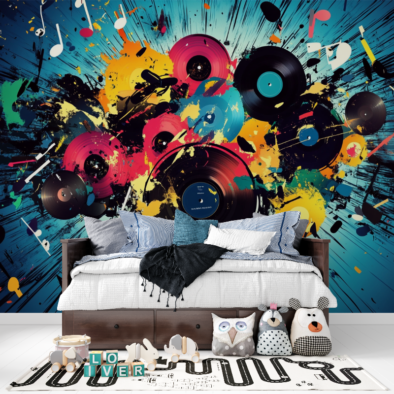 Papier peint musique xxl tapisserie pour ado
