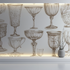 Vintage Water Glass Wallpaper | Murals Wallpaper