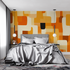 Graphic Orange Wallpaper | Murals Wallpaper