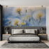 Watercolor dandelions mural wal...er chambre adulte tendance