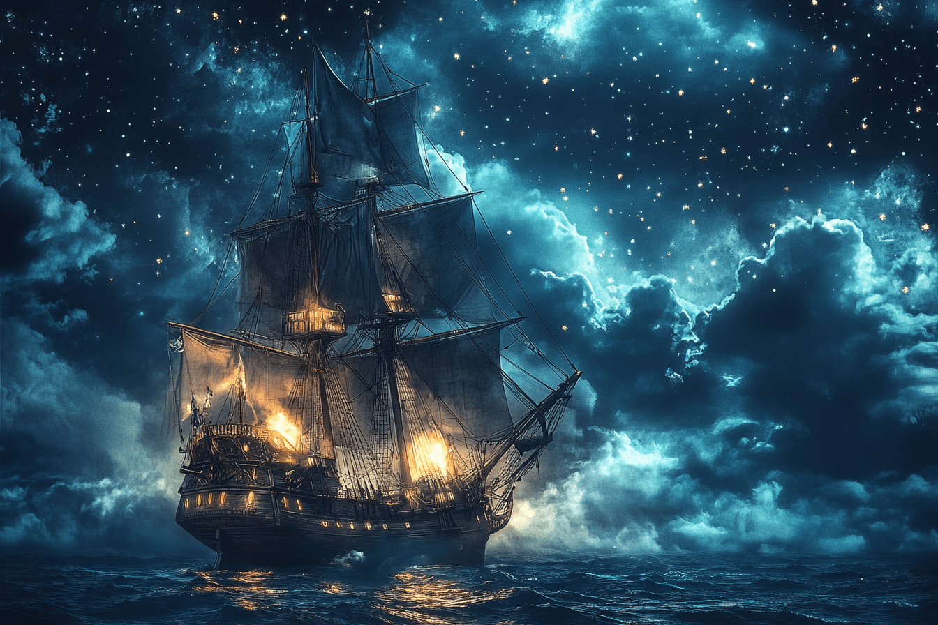 Pirate Ship Wallpaper | Murals Wallpaper