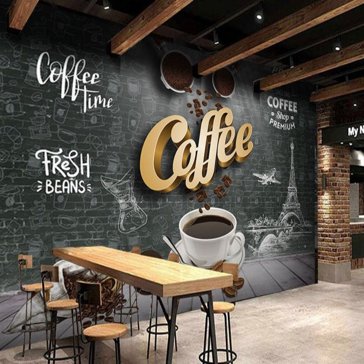 Coffee Shop Wallpaper | Murals Wallpaper