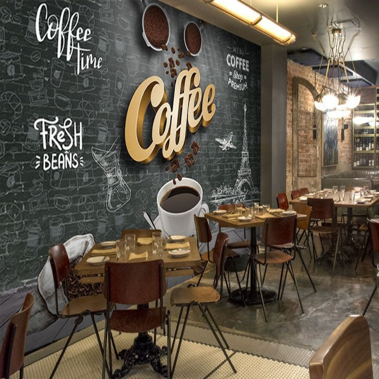 Coffee Shop Wallpaper | Murals Wallpaper