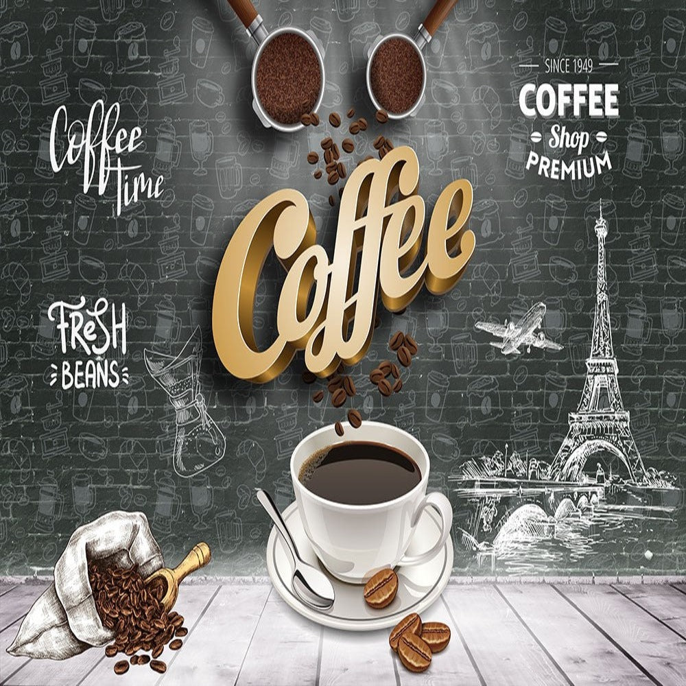 Coffee Shop Wallpaper | Murals Wallpaper