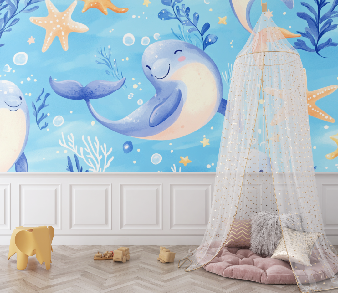Ocean Theme Wallpaper for Boys or Girls | Murals Wallpaper