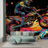 Graffiti Motorcycle Mural Wallpaper | Murals Wallpaper