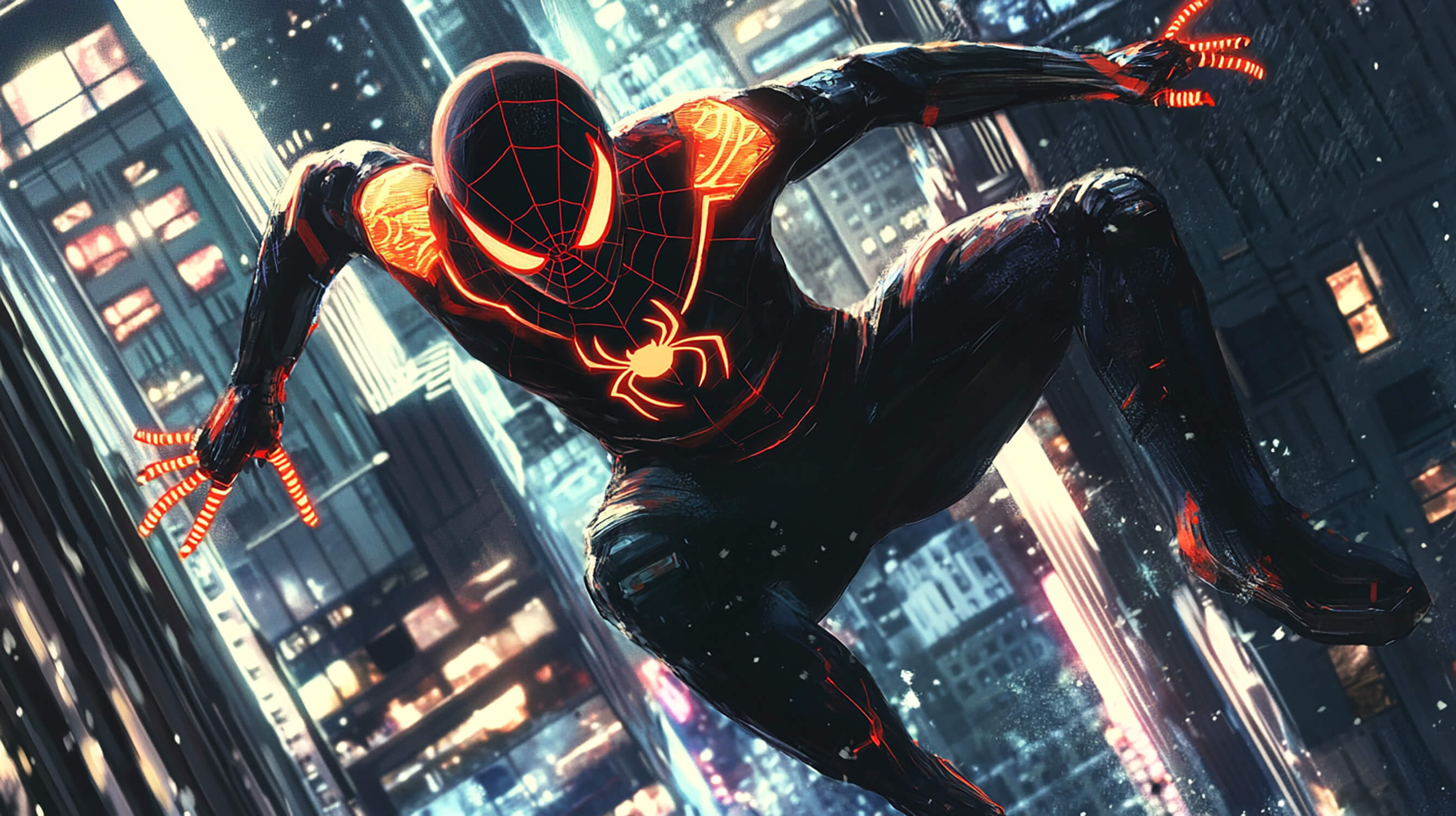 Burning Spiderman Wallpaper | Murals Wallpaper