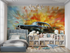 Vintage Car Explosion Wallpaper | Murals Wallpaper