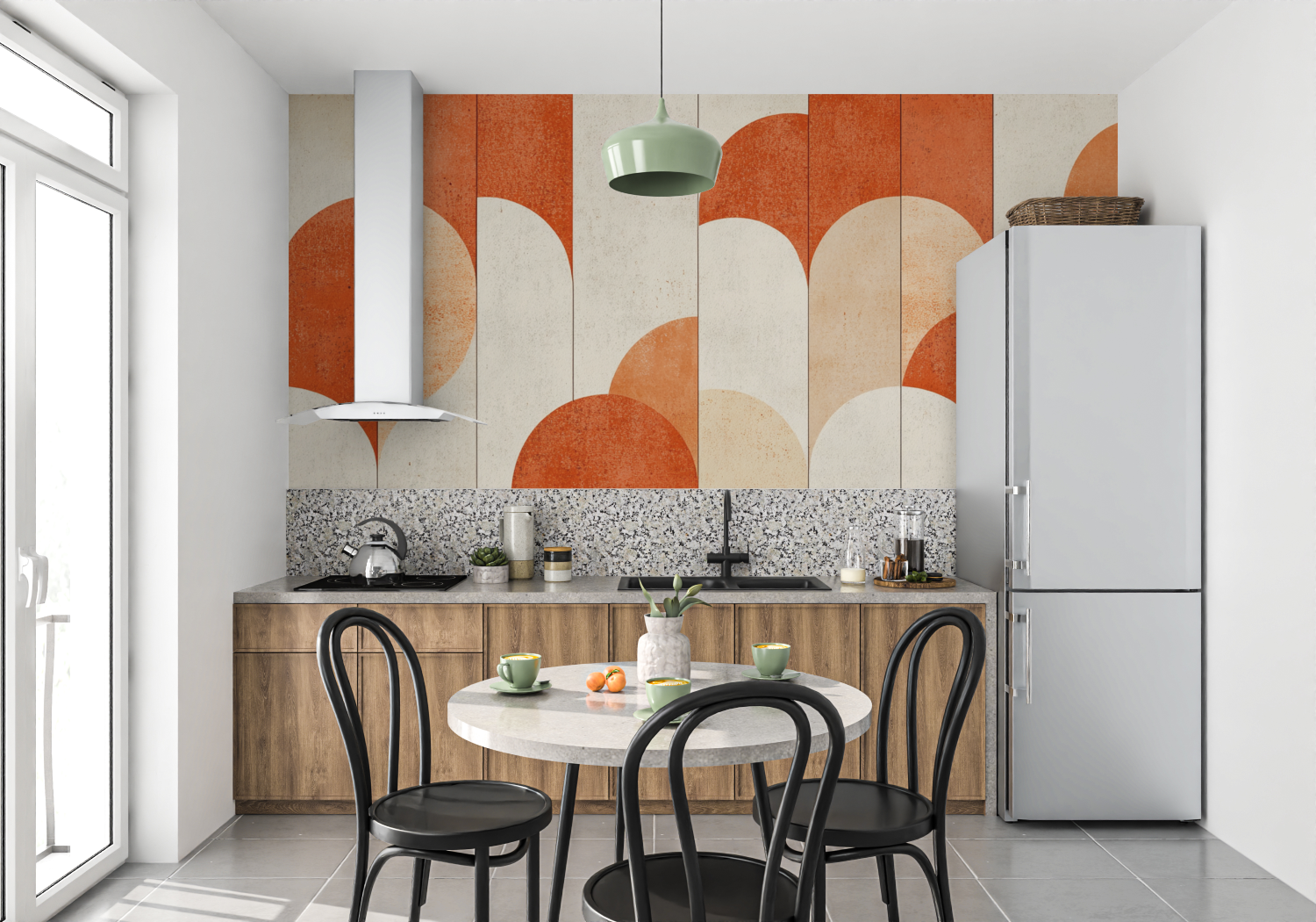 Terracotta Wallpaper Scandinavian Spirit | Murals Wallpaper