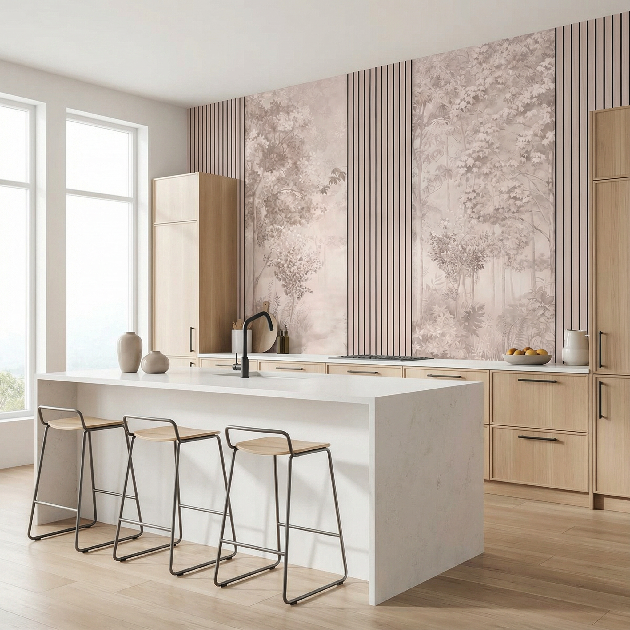 Soft Coastal Dunes Landscape Mural Wallpaper