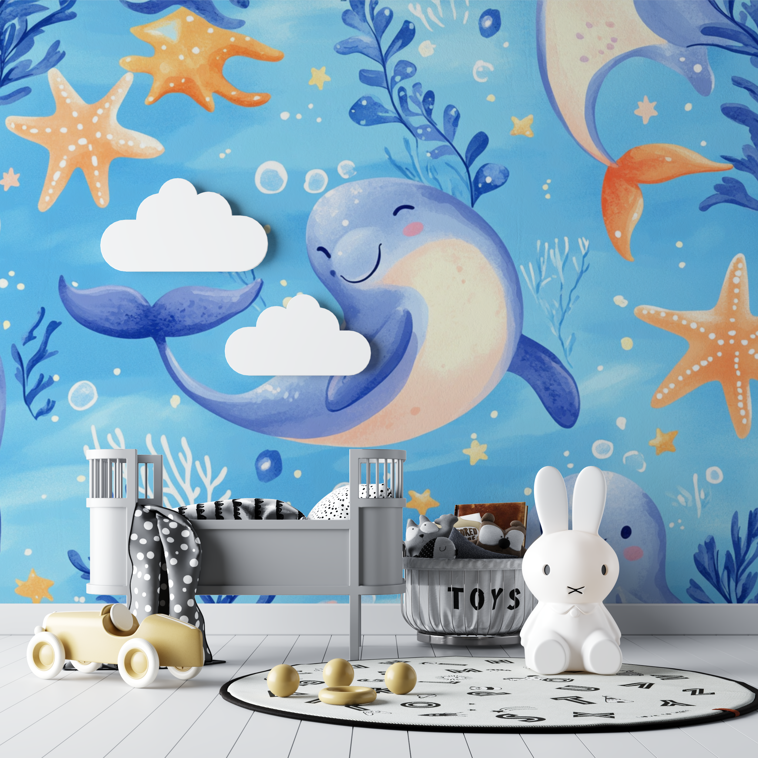 Ocean Theme Wallpaper for Boys or Girls | Murals Wallpaper