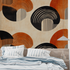 Vintage Abstract Terracotta Wallpaper | Murals Wallpaper