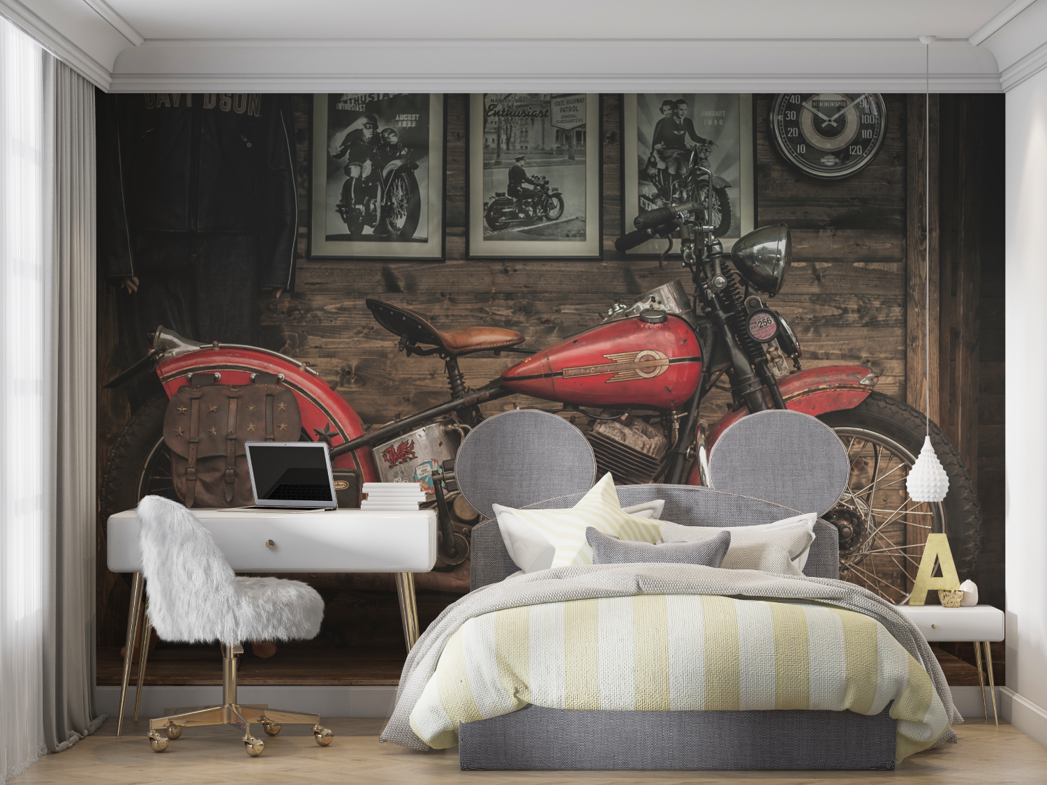 American Motorcycle Wallpaper | Murals Wallpaper