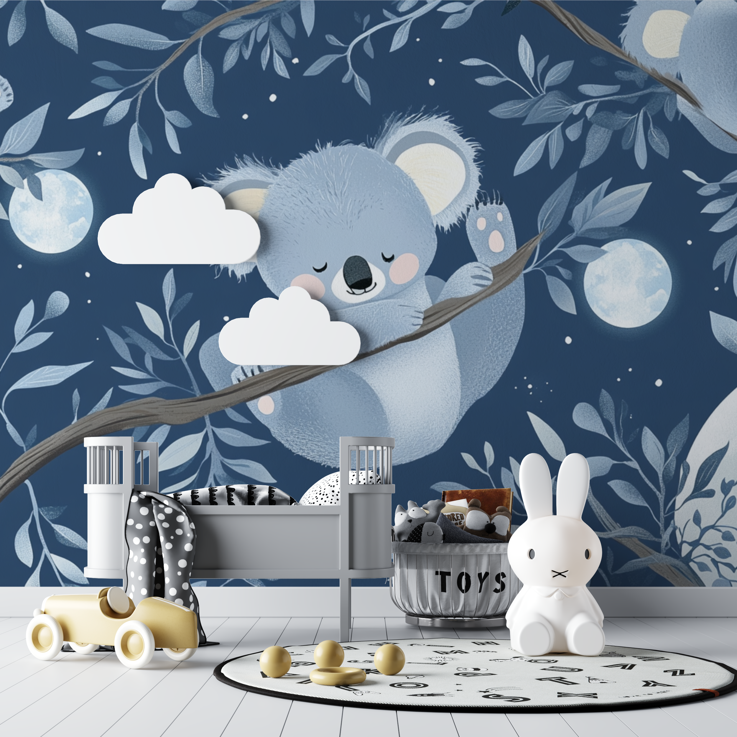Koala Wallpaper and Moon Shadow | Murals Wallpaper