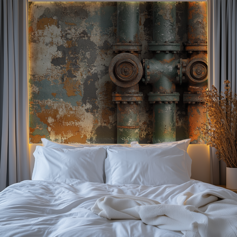 Vintage Pipe Wallpaper | Murals Wallpaper