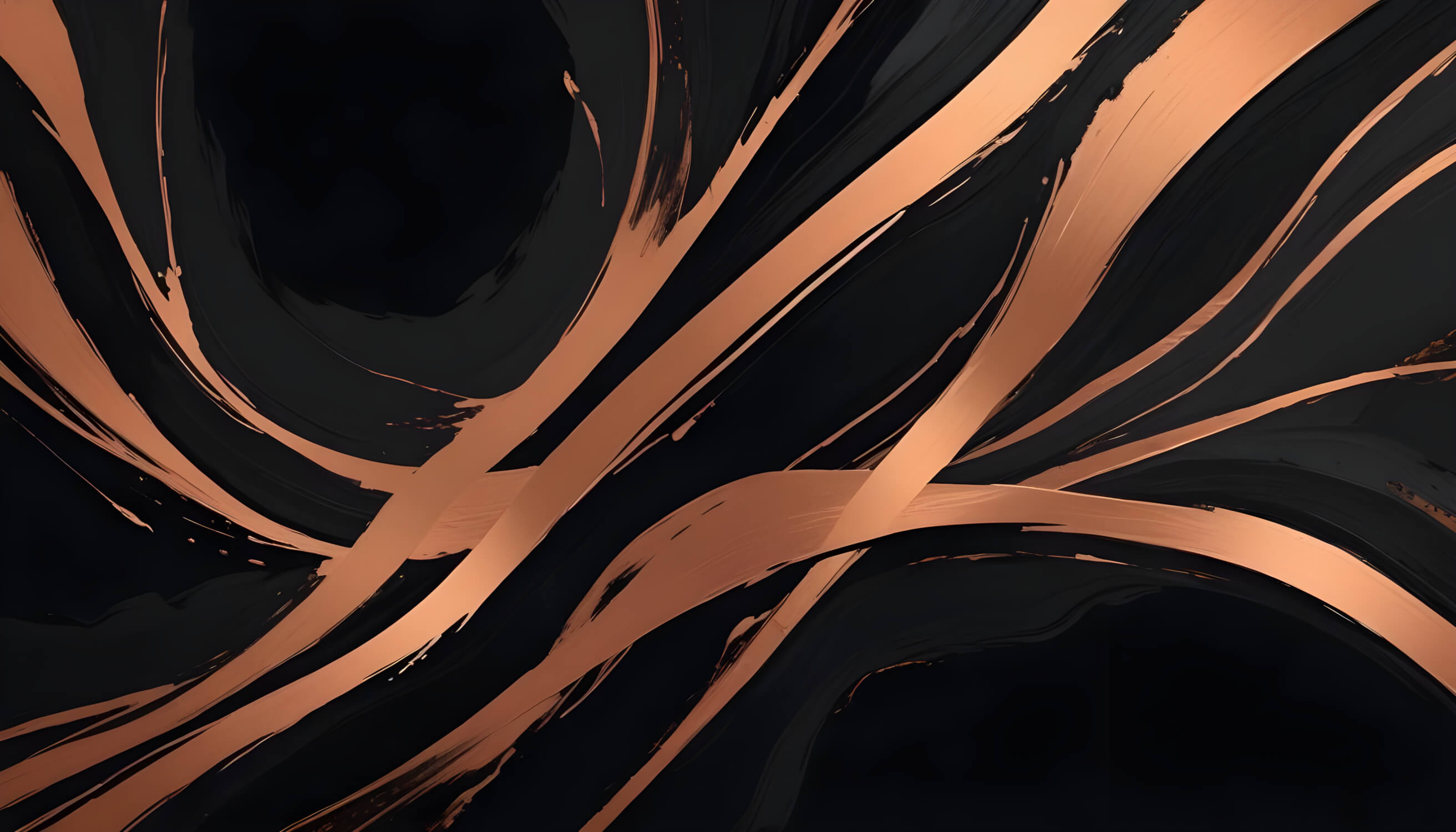 Black and Copper Wallpaper | Murals Wallpaper