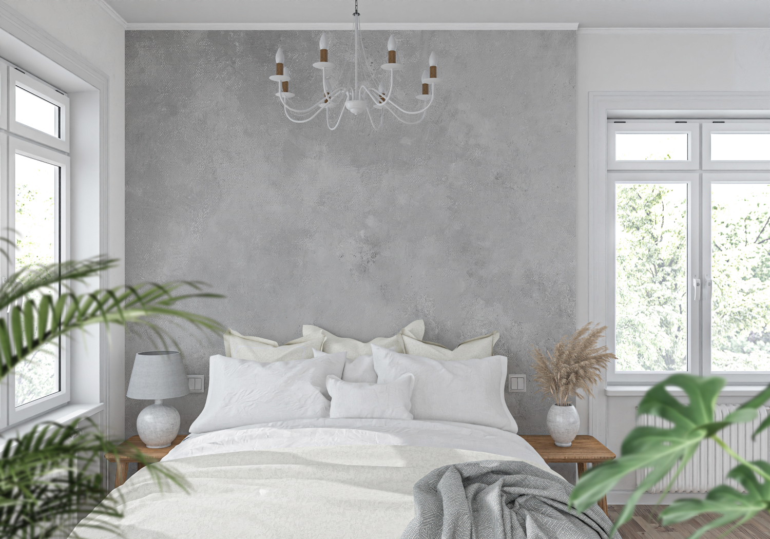 Light Grey Wallpaper Dining Room | Murals Wallpaper