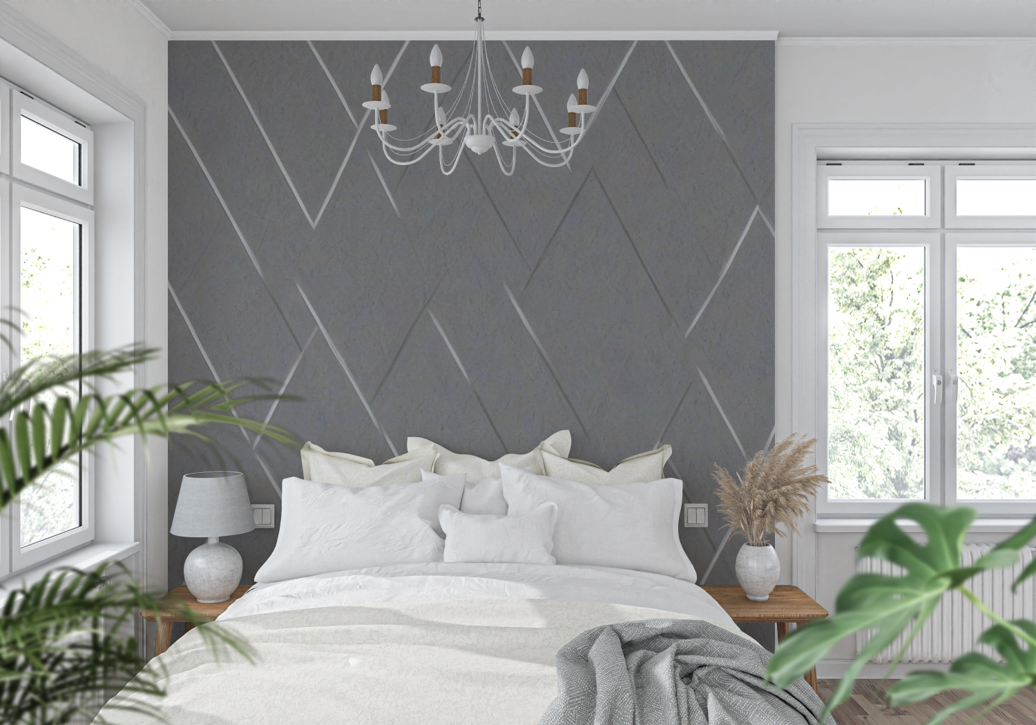 Light Gray Wallpaper Pattern | Murals Wallpaper
