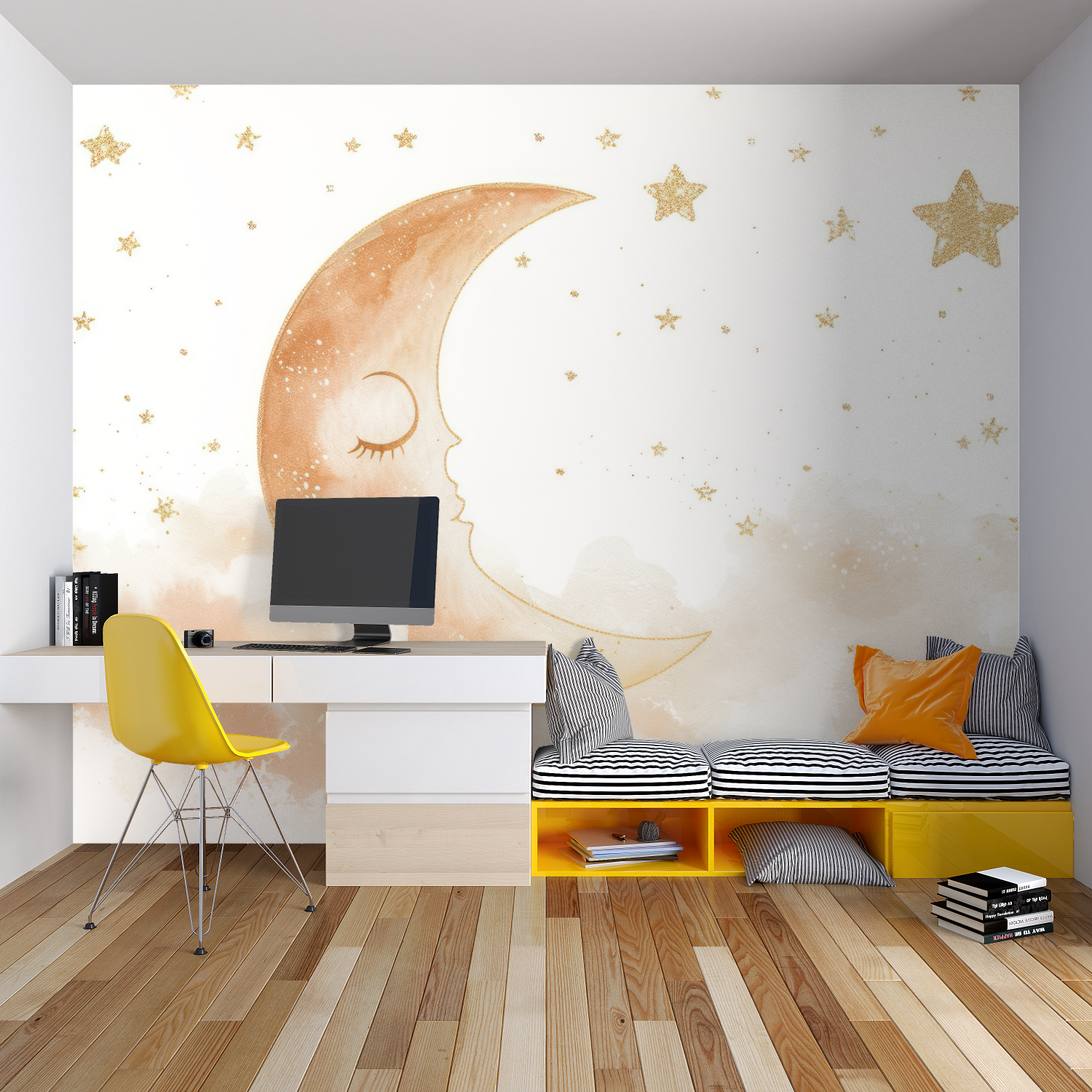Moon Wallpaper for Kids | Murals Wallpaper