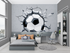 Wallpaper with a Large Soccer Ball | Murals Wallpaper