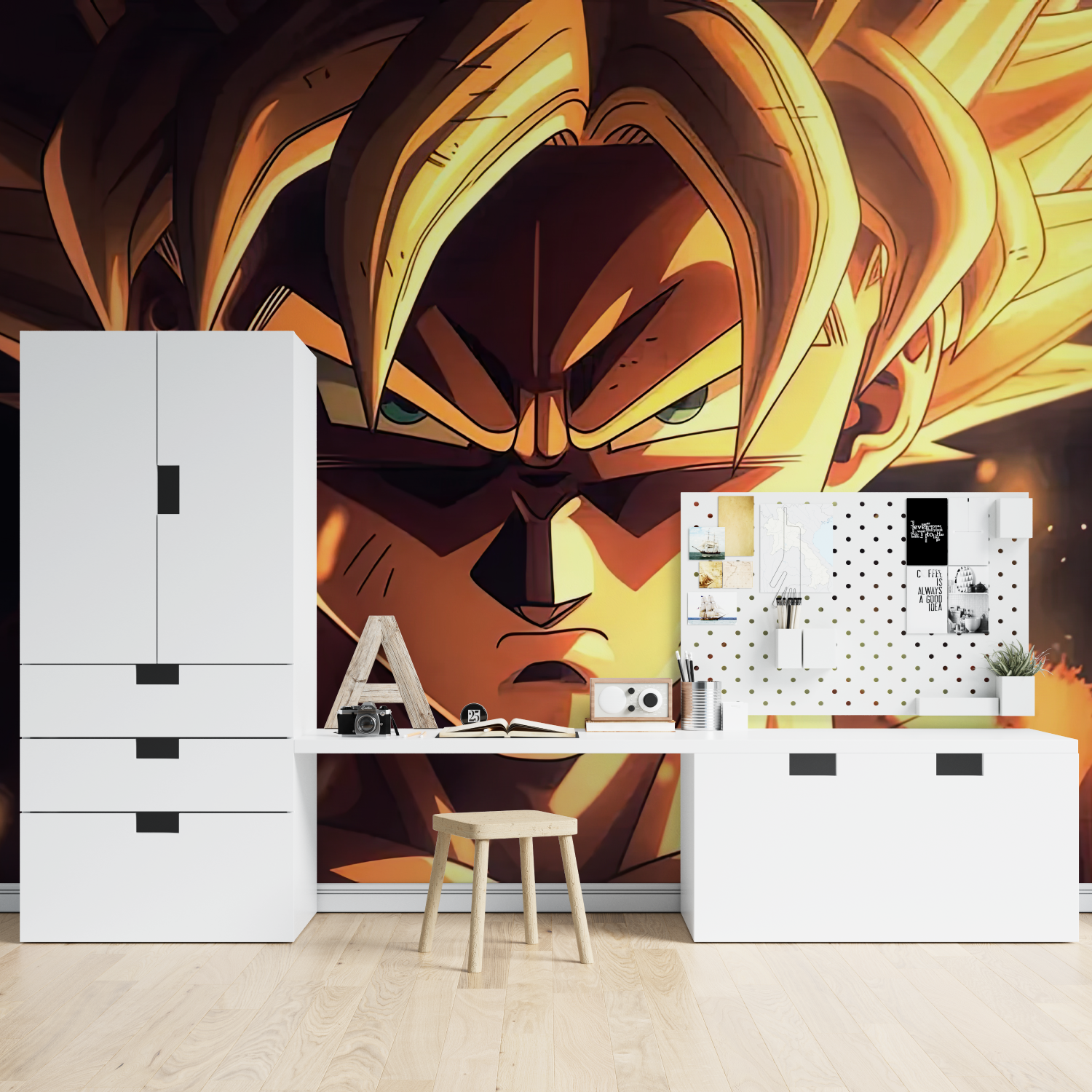 Vegeta Face Wallpaper | Murals Wallpaper