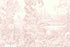 Toile de Jouy Pink Wallpaper | Murals Wallpaper