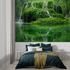 Green Waterfall Mural Wallpaper | Murals Wallpaper