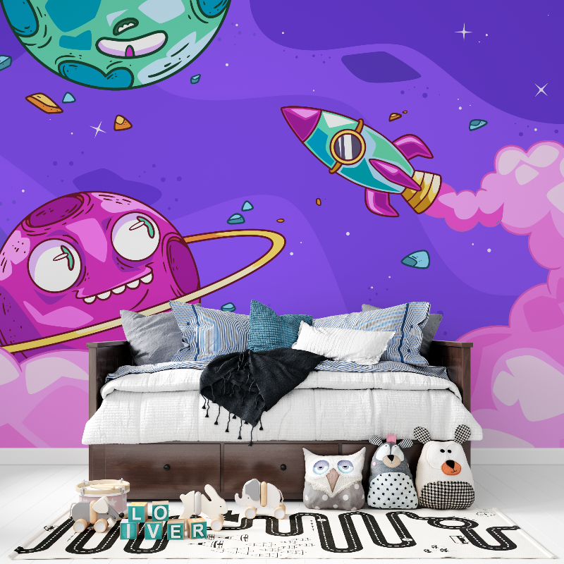 Fun Space Wallpaper | Murals Wallpaper