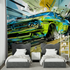 Giant Poster Wallpaper Green Car | Murals Wallpaper