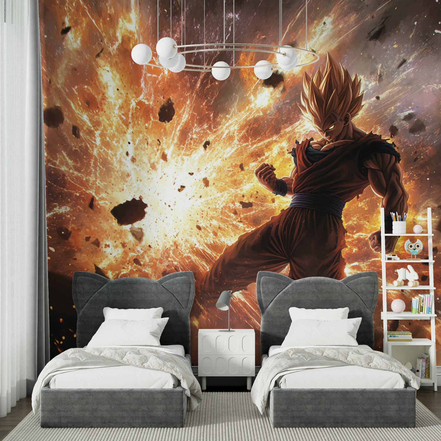 Vegeta Explosion Wallpaper | Murals Wallpaper