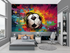 Balloon Graffiti Football Wallpaper | Murals Wallpaper