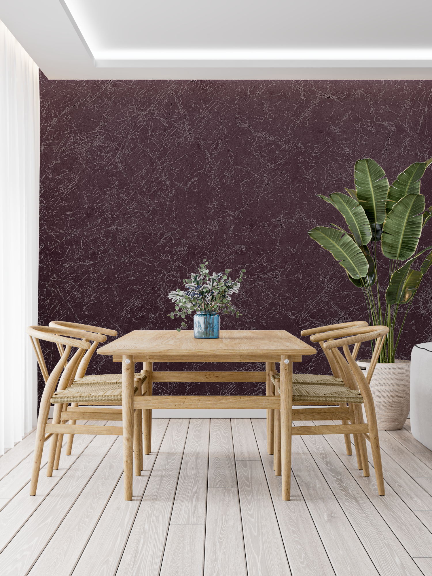 Burgundy and Gray Wallpaper | Murals Wallpaper
