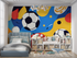 Kids' Soccer Ball Wallpaper | Murals Wallpaper